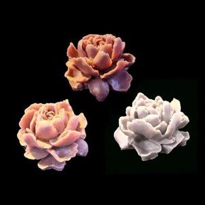 NEW Handmade 3 pc Luxury Rose Soap-free Scented Moisturizing Hand & Body Wash